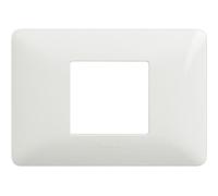Placca Bticino Matix 2 moduli centrati bianco AM4819BBN
