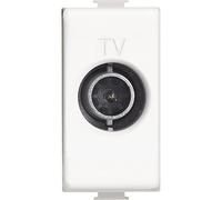 BTicino AM5202P10 Matix Presa TV Terminale, Bianco, 1 m