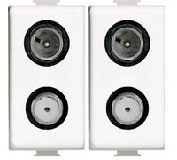 Bticino AM5214D Presa TV Demiscelata Diretta Matix (Confezione da 2)