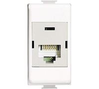 BTicino AM5962C5E Connettore RJ45, Bianco