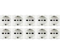 Presa Matix Standard Schuko e Bipasso Kit 10 Pezzi 10/16A BTicino ASTAM5440A16