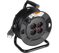 BTicino AVVOLGICAVO 25m 4 PRESE UNIVERSALI CON CAVO 3x1,5 SPINA DA 16A
