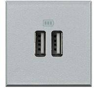 Presa Caricatore USB Bticino Axolute 2 Moduli HC4285C2