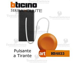Bticino Axolute compatibile interruttori, pulsanti e prese antracite linea TOP