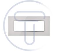 ETTROIT AN84601 Placca in vetro 6P Serie Moon Colore Bianco Compatibile Con