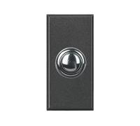 Bticino axolute - deviatore 1p 16a stile scuro hy4003