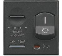 Magnetotermico differenziale 1P+N 10A 10mA nero Bticino Axolute HS4305/10