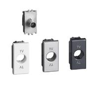 Presa Tv e Sat Bticino Axolute Scura Diretta Connettore Maschio H4202D