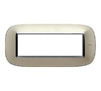 Bticino Axolute HB4806SAN - ax-placa 6 m argento