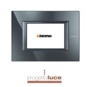 Placca Classic 3M antracite Bticino Axolute HA4803HS