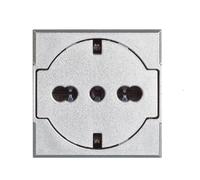 BTICINO AXOLUTE PRESA TRIVALENTE SHUKO BIPASSO 10/16A HC4140/16F