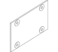 Bticino BTI 91874P MAS HDX - PIASTRA PIANA AFFIANCAMENTO