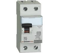 Interruttore magnetotermico differenziale Bticino 1P+N 16A 30mA tipo AC 4,5kA 2 moduli GA8813AC16