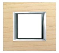 Bticino BTI HA4802LFR AXOLUTE - PLACCA 2P LEGNO FRASSINO
