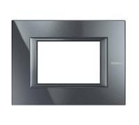 Bticino BTI HA4803HS AXOLUTE - PLACCA 3P ANTRACITE