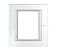 Bticino BTI HA4826VSW AXOLUTE - PLACCA 3+3P WHICE