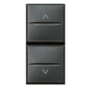 Bticino BTI HS4037 AXOLUTE - 2 PULSANTI NO INTERBLOCCATI