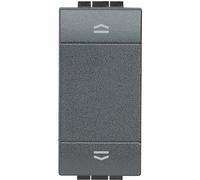 Bticino BTI L4037N LL - PULSANTE DOPPIO INTERBLOCCATO ANTRACIT