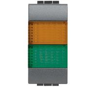 Bticino BTI L4372AV LIVING INT - PORTALAMPADA ARANCIO/VERDE