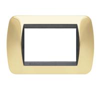 Living Int. - Placca 3 posti oro - L4803OR