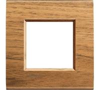 Bticino BTI LNA4802LNC LL - PLACCA 2P NOCE NAZIONALE