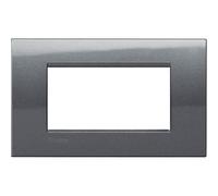 Bticino BTI LNA4804AC LL - PLACCA 4P ACCIAIO