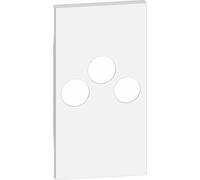 Bticino BTKW26M2 | Living Now Copricerchio 1 Modulo TV-R-SAT BiancoLiving Now Copricerchio 1 Modulo TV-R-SAT Bianco