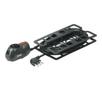 BTicino 3633GB Prolunga Domestica BTRE 2 P+T, 3 x 1.5 mmq, 2 Prese Bipasso 10/16A e 1 Presa Tedesca P30, Interruttore Luminoso, 3 m, Antracite