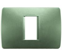 Bticino C4803/1VM - Luna - PLACCA MODULO 503 1P Verde Metallo