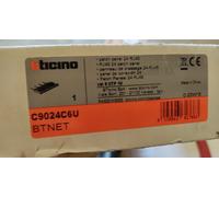 Bticino Pannello di PERMUTAZIONE Completo di 24 CONNETTORI RJ 45 Cat 6 UTP BTNET C9024C6U