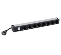 bticino C915308CL prolunghe e multiple 3 m 8 presa(e) AC Interno Nero, Grigio