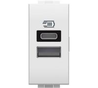 Bticino CARICATORE USB TIPO C BTI N4191AC LL - 1M BIANCO