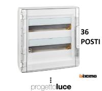 BTicino F305PT36 Centralino Da Parete 2x18 Moduli IP40 portello trasparente