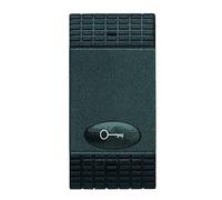 Bticino Copritasto Living Internazionale L4921F Pitturato Nero Singola A Vite