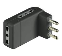 BTicino Corner adattatore salvaspazio 3 prese 16 A grigio Grigio