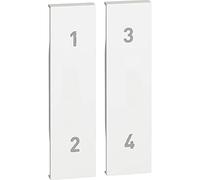 Tasto doppio Bticino KW37M2serie Living Nowwith Netatmo colore Bianco