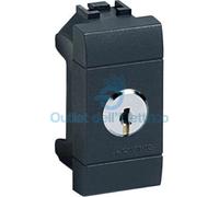 Bticino L4022 living light deviatore a chiave colore Antracite