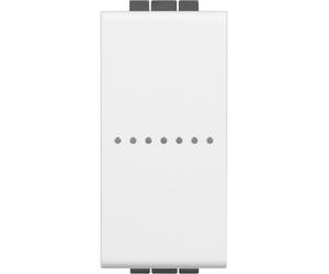 BTicino DEVIATORE LIVING LIGHT SMART BIANCO CARICO MASSIMO 250W CON LED BLU LUMINOSO 230V