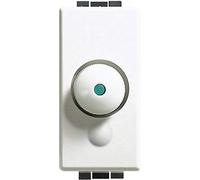 Bticino - Dimmer a manopola per carichi resistivi 230V 50 Hz 60-500W con deviatore C4402