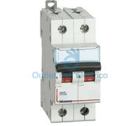 BTICINO F81N/25 INTERRUTTORE MAGNETOTERMICO 1+N 25A 6K C 2MODULI