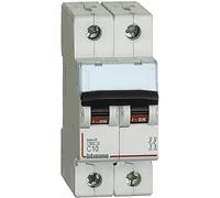 Interruttore magnetotermico Bticino 2P 10A 4,5kA Tipo C 2 moduli FA82C10