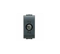 BTicino SL4202PF Presa TV Passante Maschio Linea Living Colore Antracite