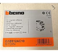 btdin45 - magn diff AC 1P+N 10A 4.5kA 10mA GA8812A