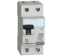 Interruttore magnetotermico differenziale Bticino 1P+N 25A 30mA tipo A 4,5kA 2 moduli GA8813A25