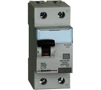 Interruttore magnetotermico differenziale Bticino 1P+N 16A 30mA tipo AC 4,5kA 2 moduli GA8813AC16