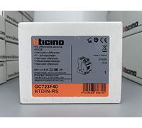 Interruttore differenziale Bticino 40A 2P 30 MA F 2 moduli GC723F40
