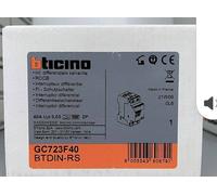 Interruttore differenziale Bticino 40A 2P 30 MA F 2 moduli GC723F40