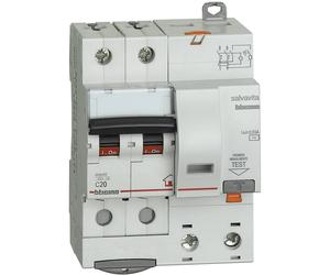 BTicino GC8230AC20 Interruttore Magnetotermico Differenziale BTDIN-RS 2P Tipo AC