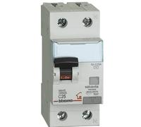 BTICINO GC8813AC10 INT. DIFFERENZIALE 1P+N - 4,5kA 0,03A DIN - 230V - In=25A