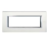 Placca Classic 6M specchio acidato Bticino Axolute HA4806VSA